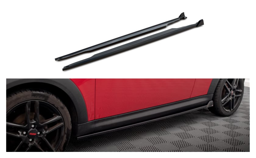 Dokładka Mini One R56 Progi Gloss Black