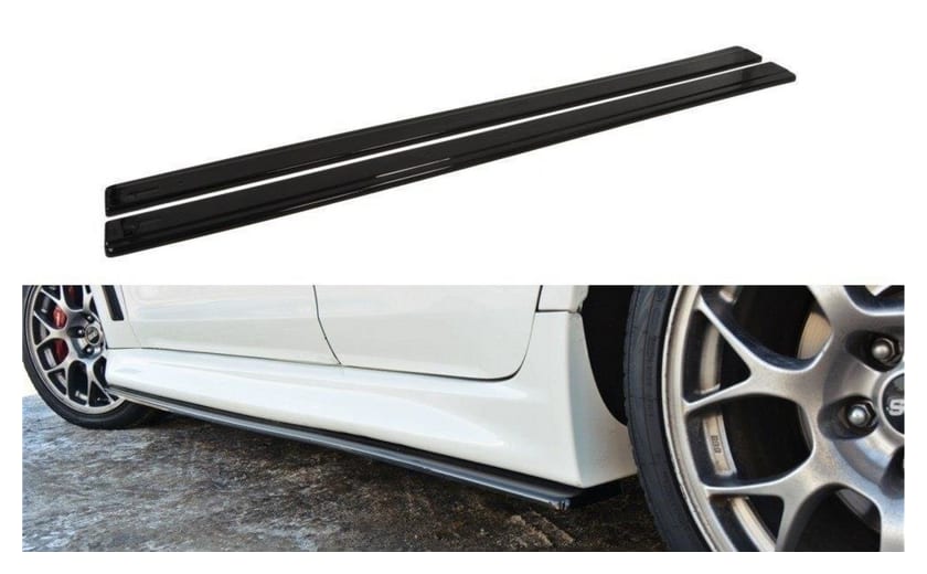 Dokładka Mitsubishi Lancer Evo X Progi Gloss Black