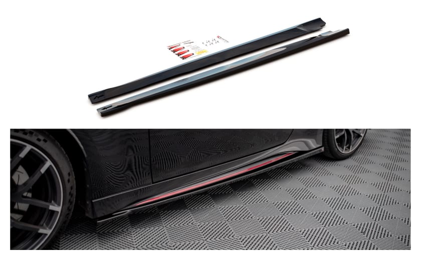 Dokładka Nissan 370Z Nismo Facelift Progi v.1 Gloss Black