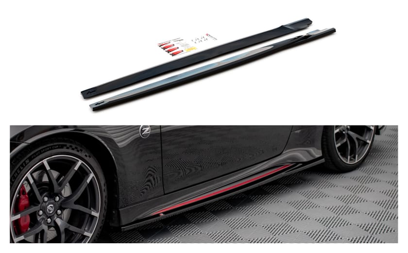Dokładka Nissan 370Z Nismo Facelift Progi v.2 Gloss Black