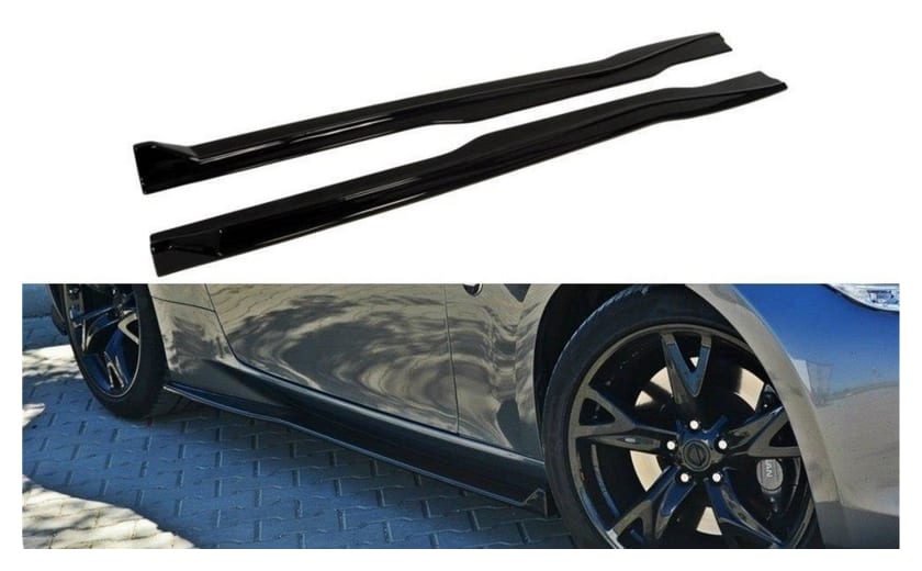 Dokładka Nissan 370Z Progi v.1 Gloss Black