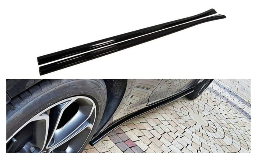 Dokładka Opel Astra J GTC Progi Gloss Black
