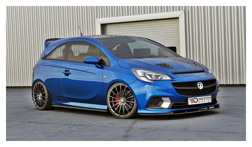 Dokładka Opel Corsa E OPC VXR Progi Gloss Black