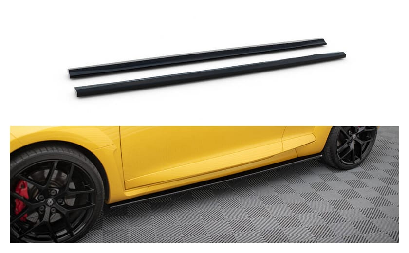 Dokładka Renault Megane III RS Progi Gloss Black