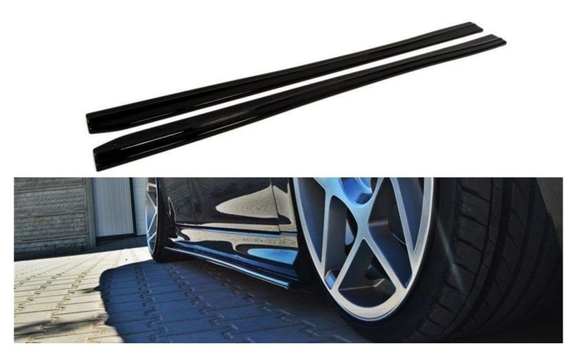 Dokładka Saab 9-3 Turbo X Aero Facelift Progi Gloss Black
