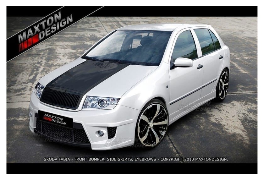 Dokładka Skoda Fabia I Progi Demonic Bez Podkładu