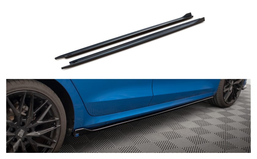 Dokładka Skoda Octavia IV Progi v.1 Gloss Black