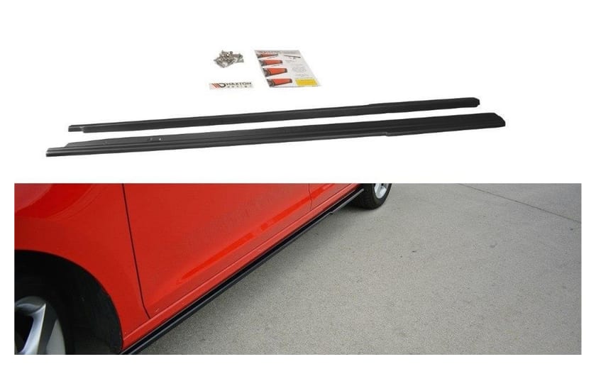 Dokładka Skoda Rapid Progi Gloss Black