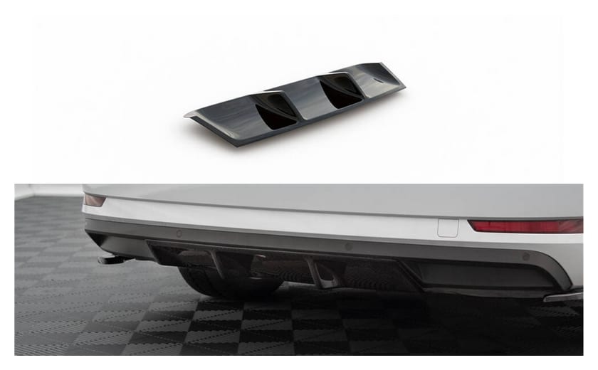Dokładka Skoda Superb III Zderzak Tył Gloss Black