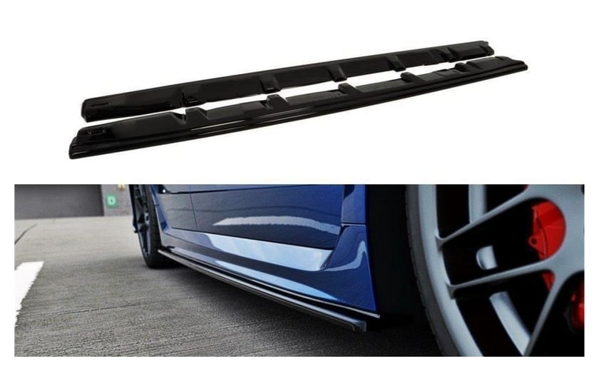 Dokładka Subaru Impreza IV WRX STI Progi v.1 Gloss Black