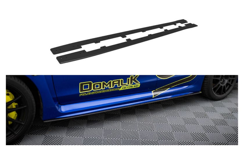 Dokładka Subaru WRX STI Progi Street Pro Black-Red