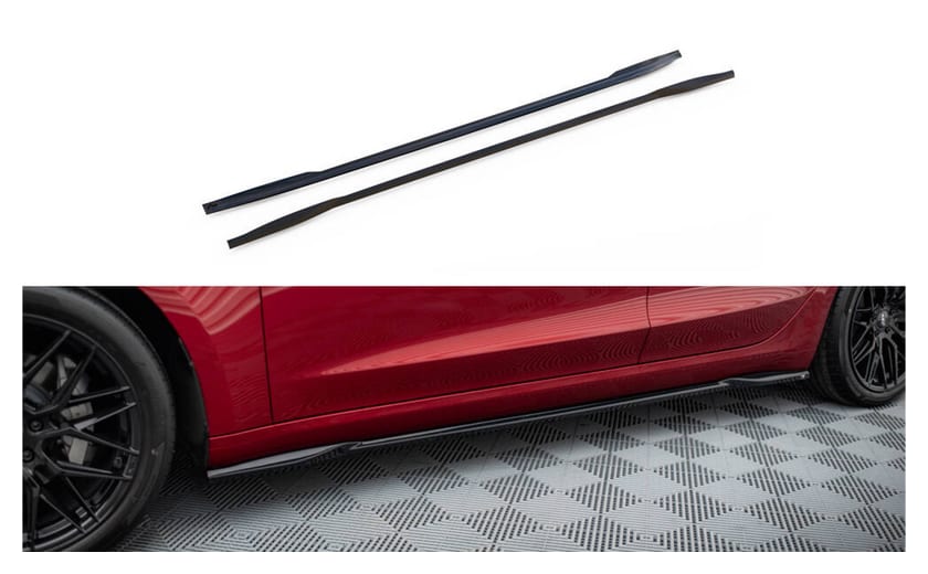 Dokładka Tesla Model 3 Mk1 Progi v.2