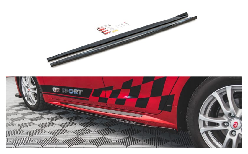 Dokładka Toyota Corolla XII GR Sport Progi Gloss Black