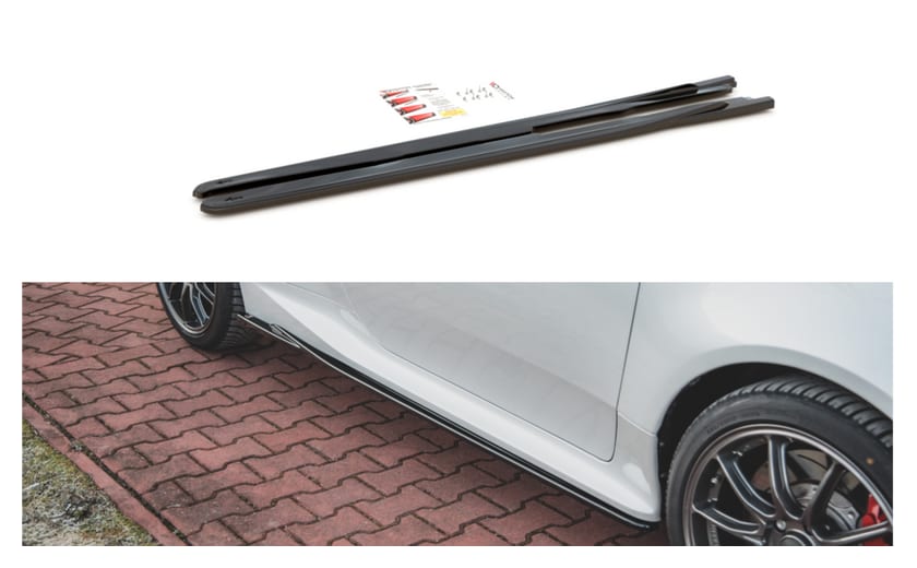 Dokładka Toyota GR Yaris IV Progi v.1 Gloss Black