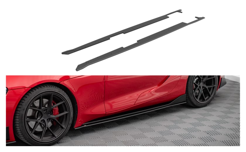 Dokładka Toyota Supra V Progi Street Pro Black