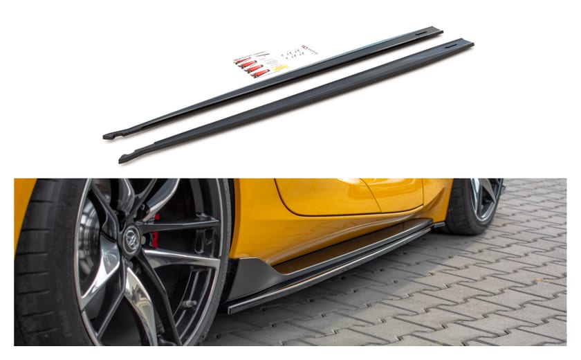 Dokładka Toyota Supra V Progi v.1 Gloss Black