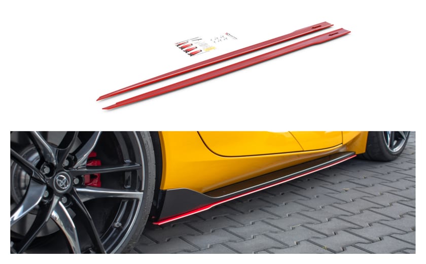 Dokładka Toyota Supra V Progi v.2 Red