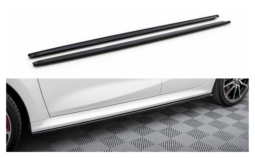 Dokładka Toyota Yaris IV Progi v.2 Gloss Black