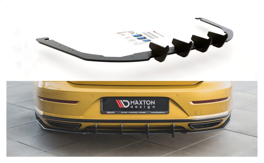 Dokładka Volkswagen Arteon R-Line Zderzak Tył + Flaps Red Racing Durability