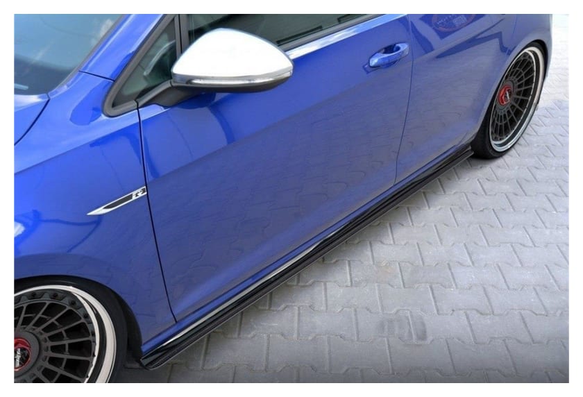 Dokładka Volkswagen Golf 7 Facelift R Progi Racing Textured
