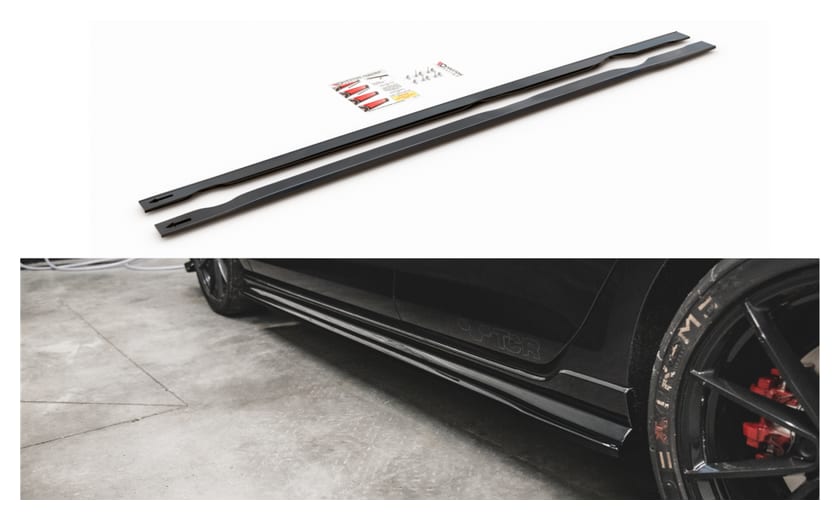 Dokładka Volkswagen Golf 7 GTI TCR Progi Gloss Black