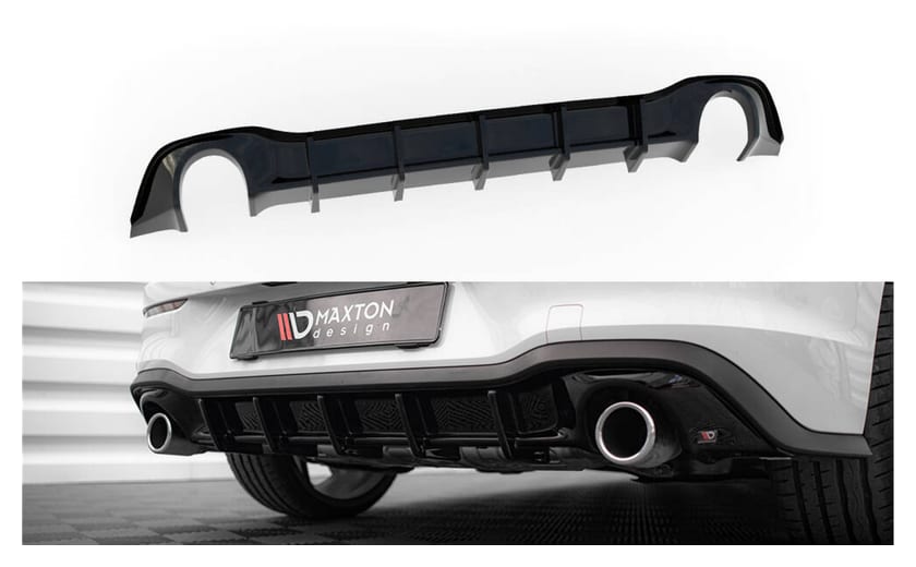 Dokładka Volkswagen Golf 7 GTI Zderzak Tył v.3 Gloss Black