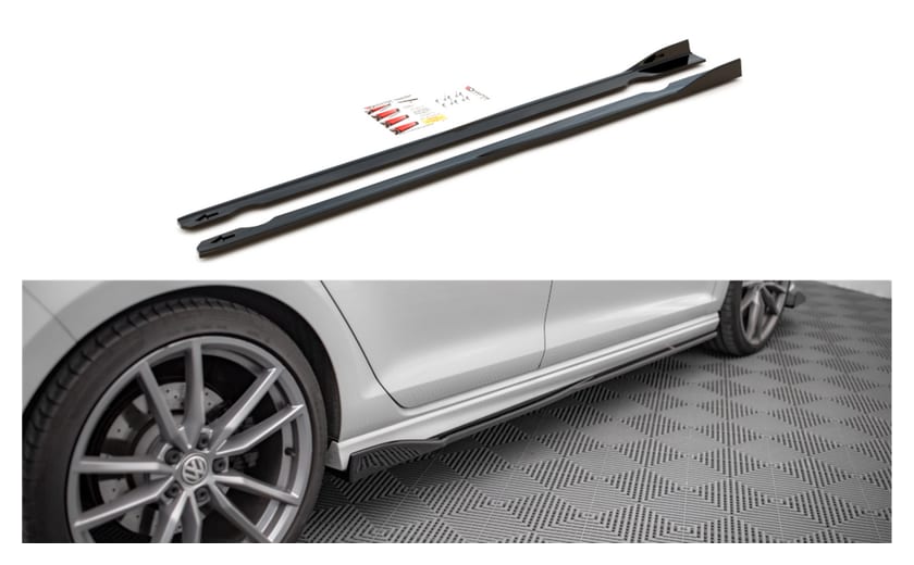 Dokładka Volkswagen Golf 7 R Progi v.2 Gloss Black