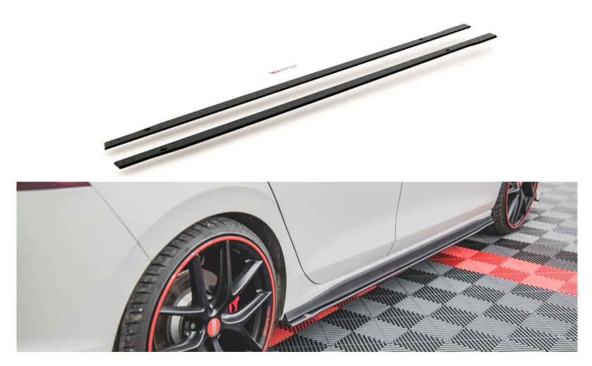 Dokładka Volkswagen Golf 8 GTI GTE GTI Clubsport R-Line Progi Racing Black