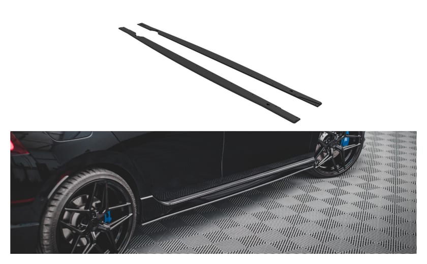 Dokładka Volkswagen Golf 8 R Progi Street Pro Black