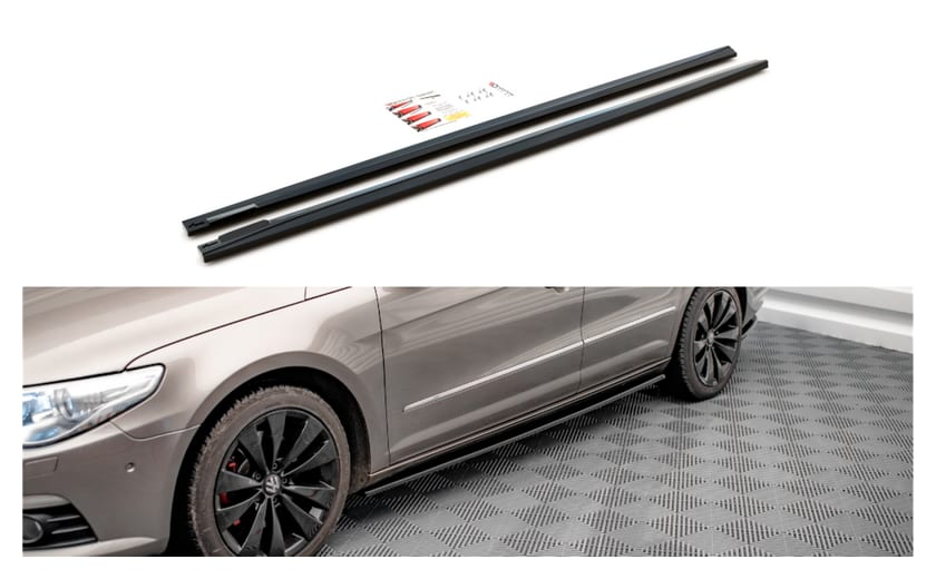 Dokładka Volkswagen Passat CC Progi v.2 Gloss Black