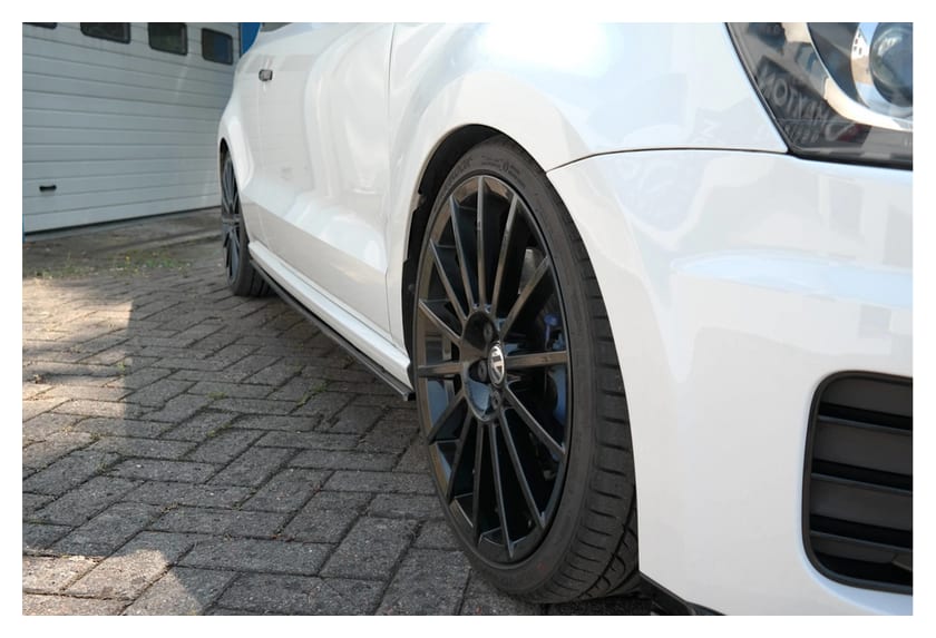 Dokładka Volkswagen Polo V R WRC Progi Gloss Black
