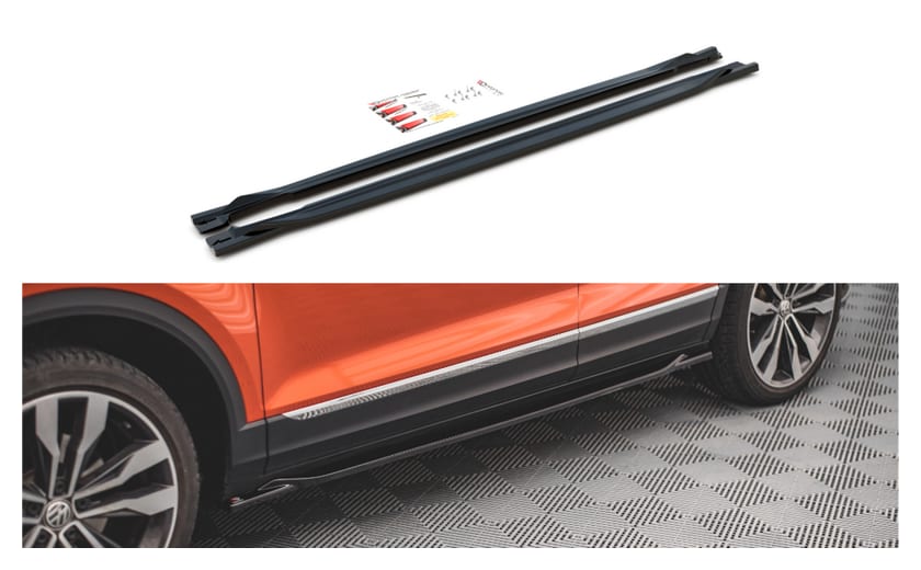 Dokładka Volkswagen T-Roc Progi Gloss Black