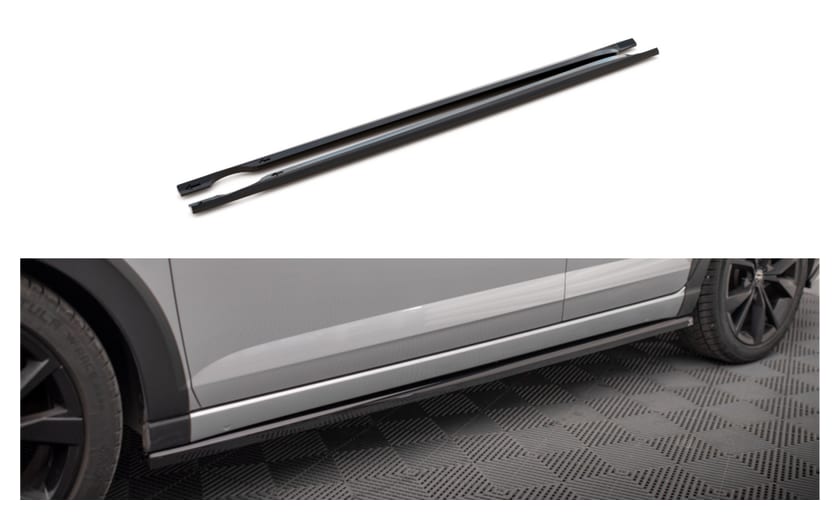 Dokładka Volkswagen Taigo R-Line Progi Gloss Black
