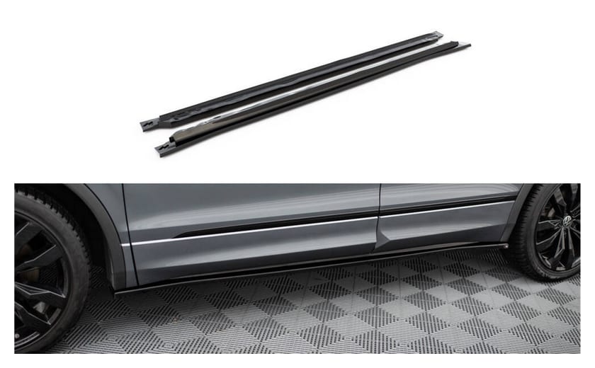Dokładka Volkswagen Tiguan II Allspace Progi Gloss Black