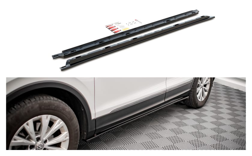 Dokładka Volkswagen Tiguan II Progi Gloss Black