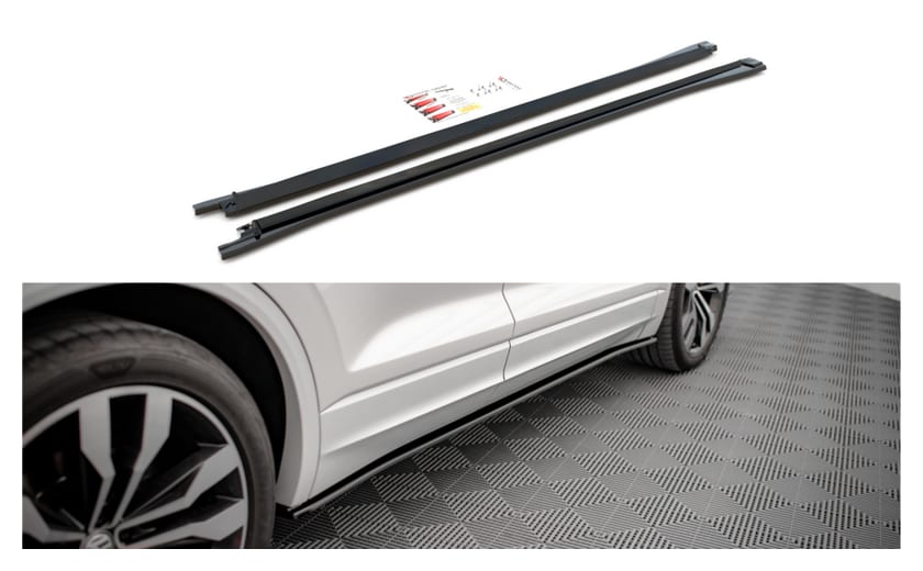 Dokładka Volkswagen Touareg III R-line Progi Gloss Black