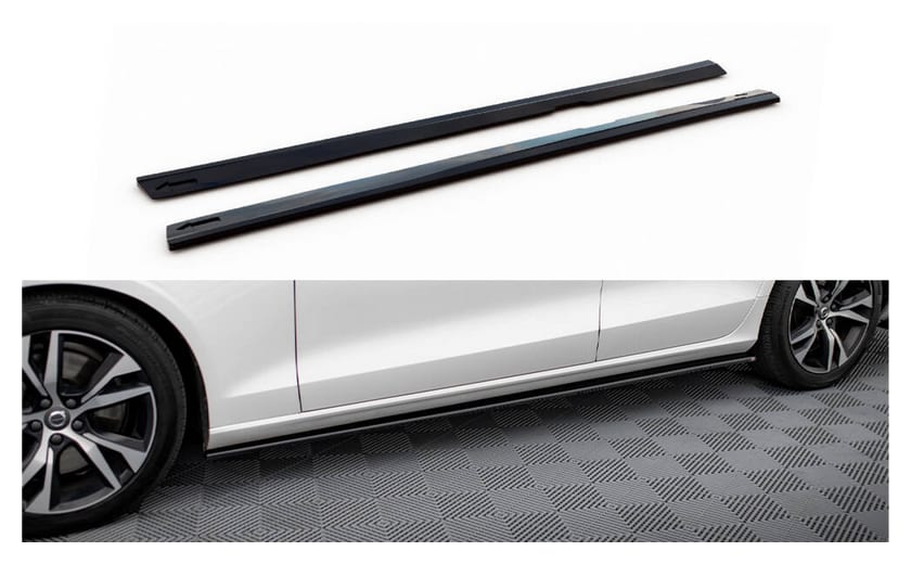 Dokładka Volvo S60 III R-Design Progi v.2 Gloss Black