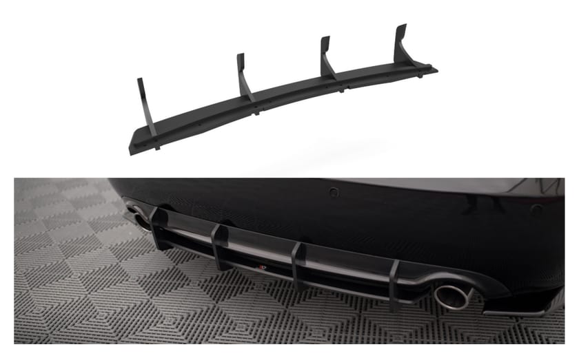 Dyfuzor Audi A4 S-Line B7 Tył Street Pro Black