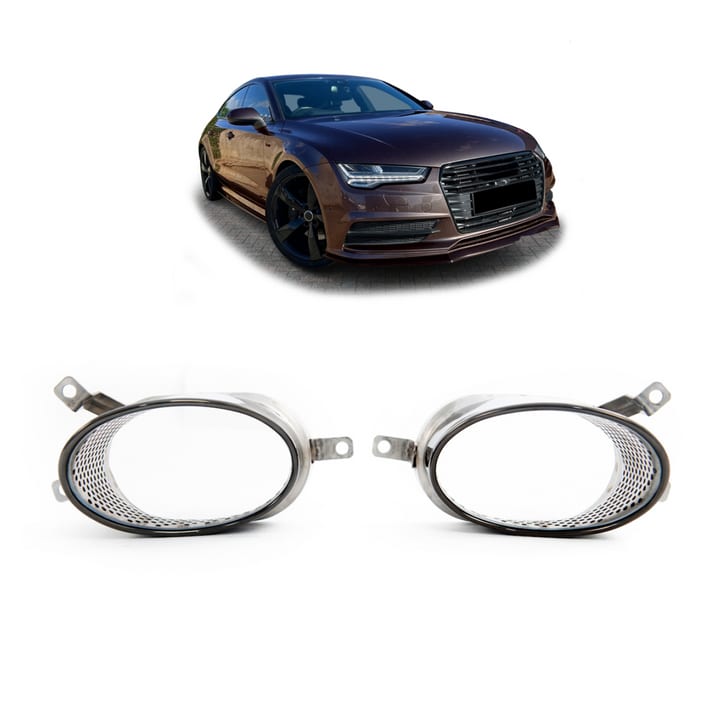 Dyfuzor Audi A7 C7 Facelift Tył z końcówkami