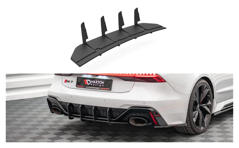 Dyfuzor Audi RS6 RS7 C8 Tył Street Pro Black