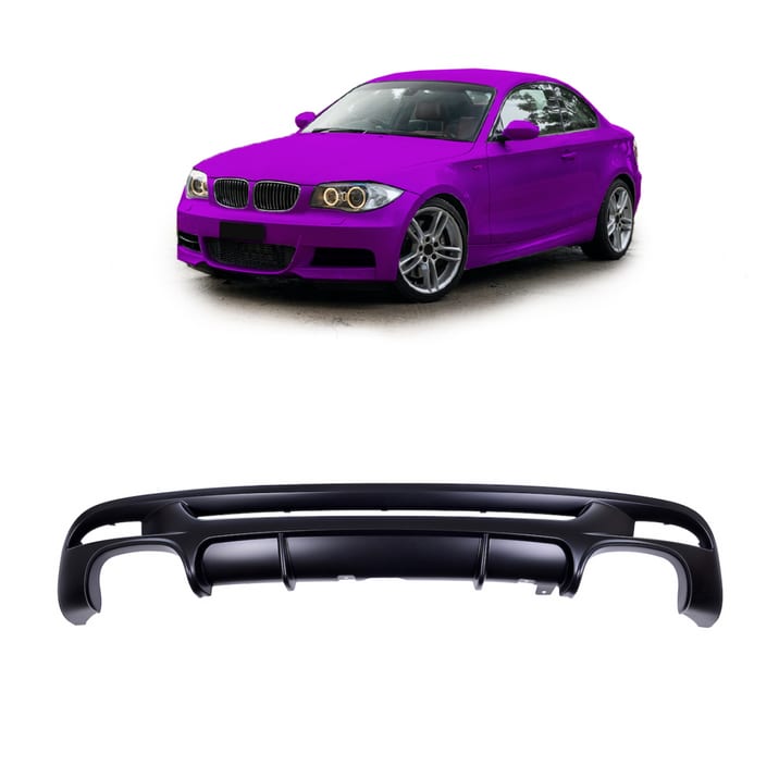 Dyfuzor BMW 1 E82 E88 Tył Matt Black
