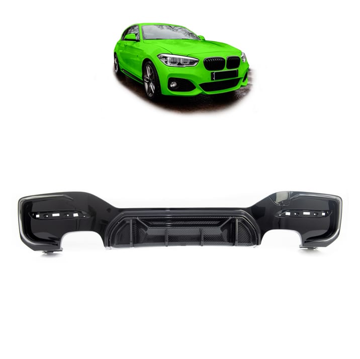 Dyfuzor BMW 1 F20 F21 Facelift Tył Carbon Look
