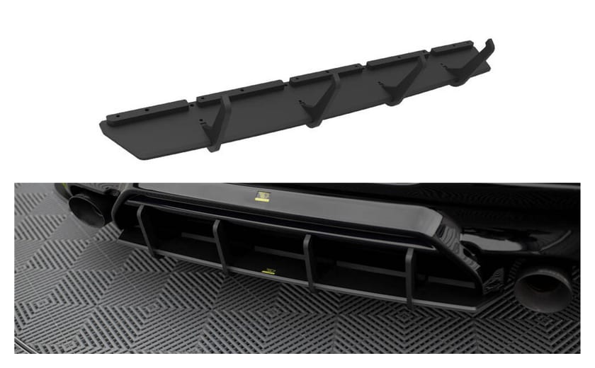 Dyfuzor BMW 1 F40 M-Pack Tył Street Pro v.2 Black-Red
