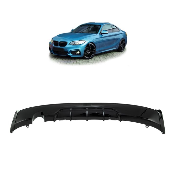 Dyfuzor BMW 2 F22 F23 Tył Gloss Black