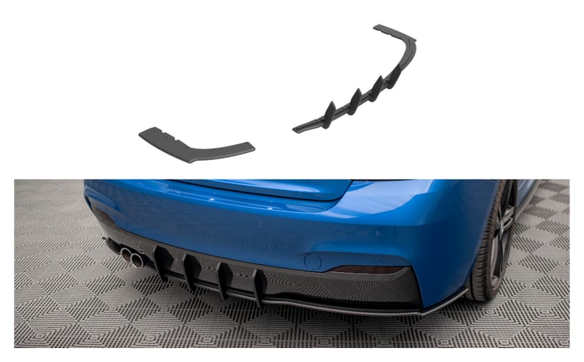 Dyfuzor BMW 2 F22 M-Pack Tył Street Pro Red
