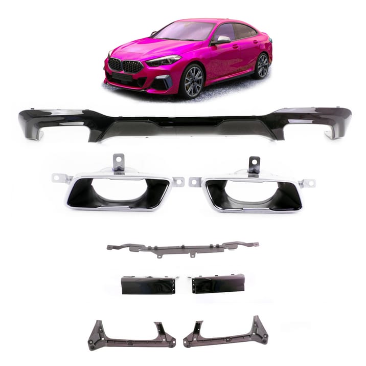 Dyfuzor BMW 2 F44 Tył Gloss Black