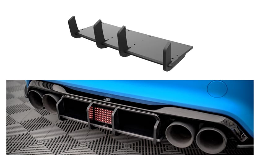 Dyfuzor BMW 2 F87 M-Pack Tył Street Pro Black