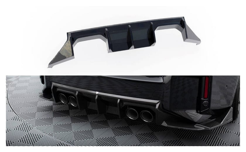 Dyfuzor BMW 2 G87 M-Pack Tył Carbon