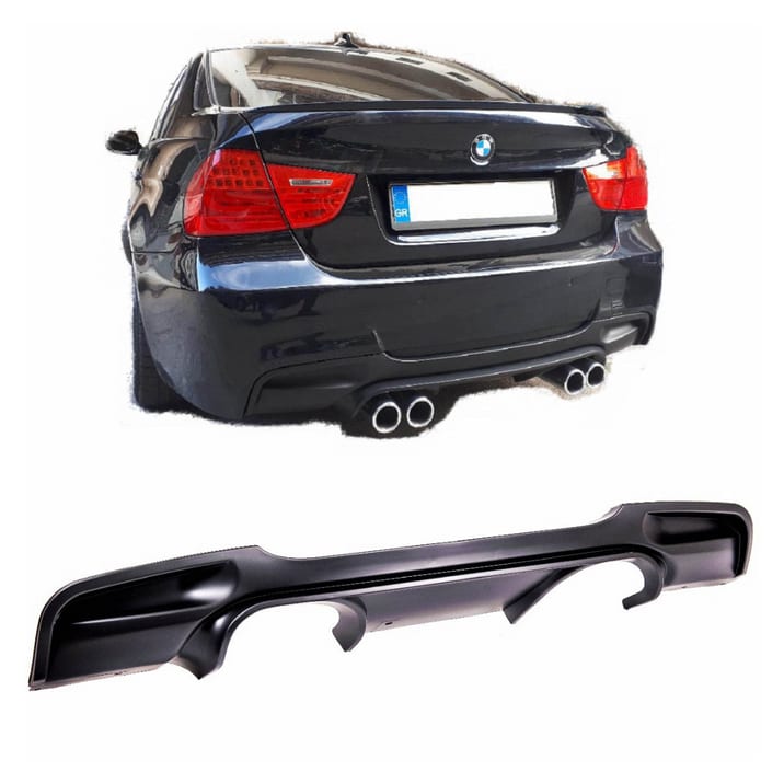Dyfuzor BMW 3 E90 E91 Tył Matt Black