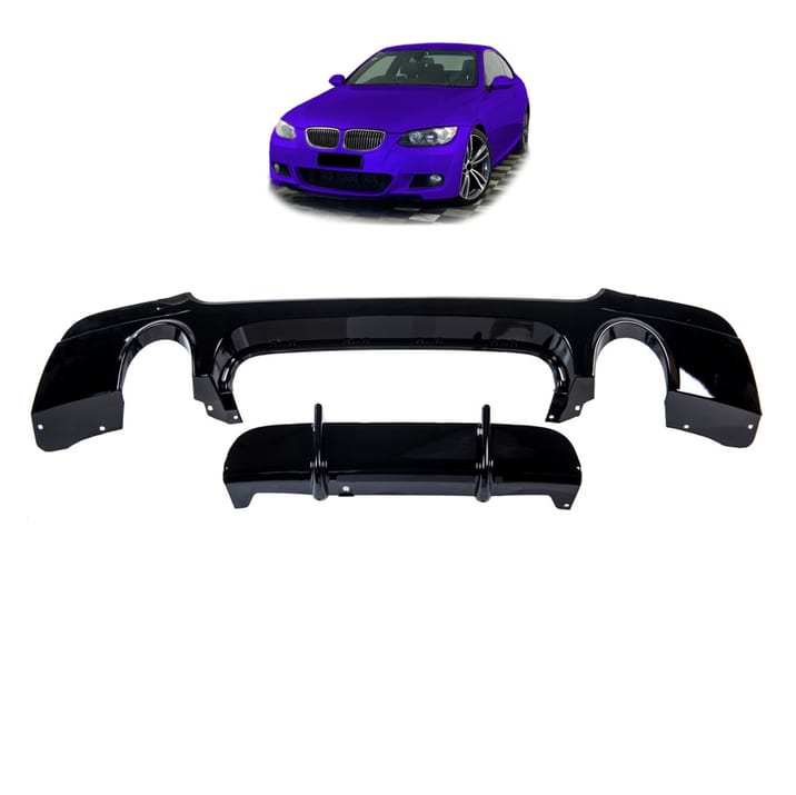 Dyfuzor BMW 3 E92 E93 Tył Gloss Black